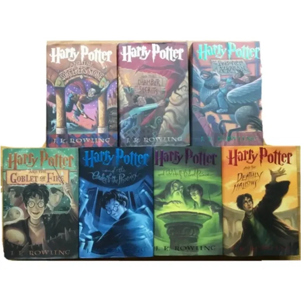 HARRY POTTER COMPLETE 1998 ORIGINAL ALL 1ST EDITION 7 BOOK SET JK Rowling